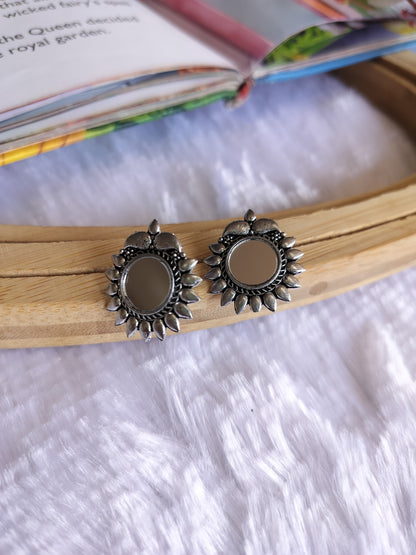 Mini Oxidised Studs