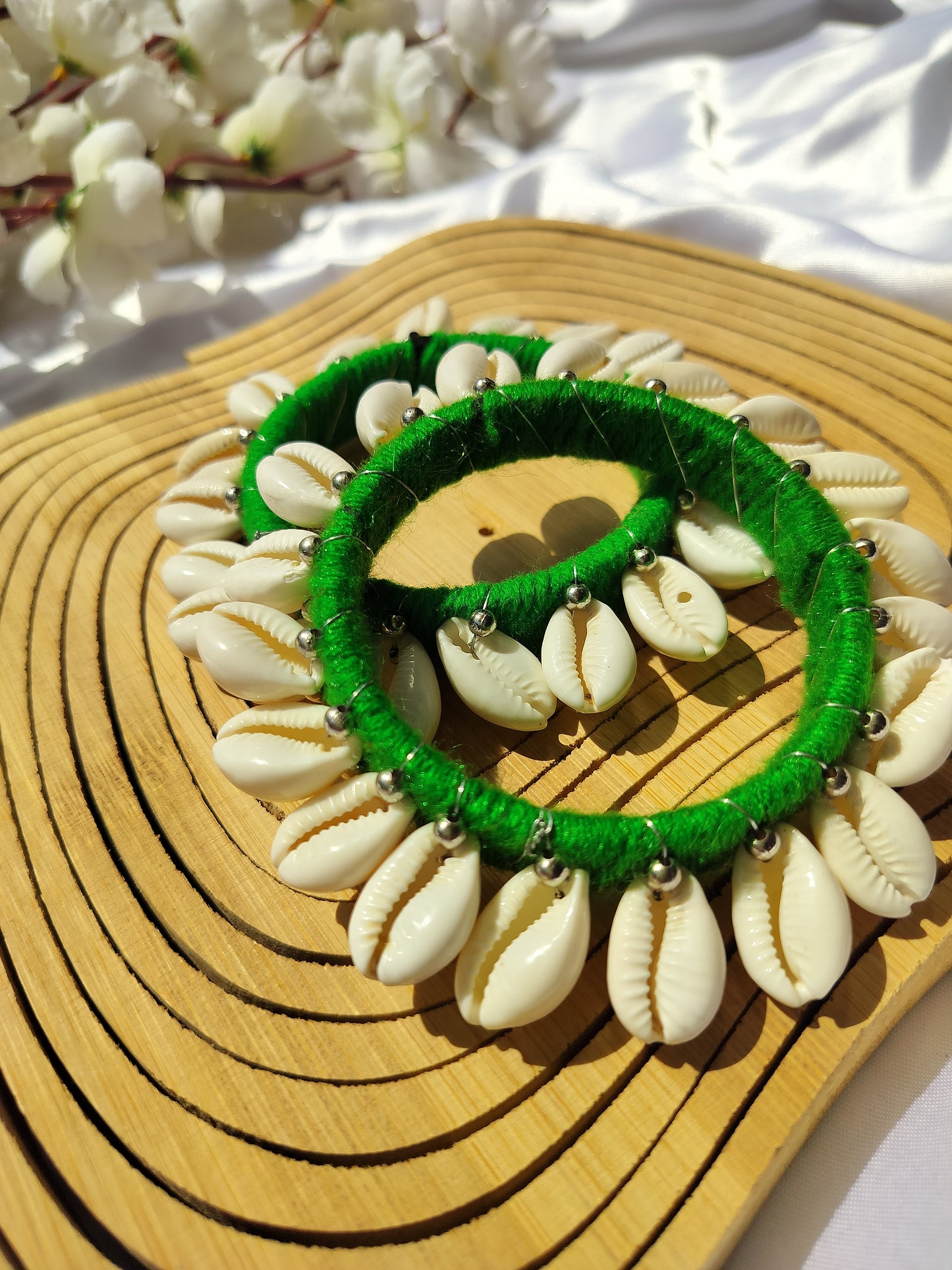 Sunehari Shell Bangles