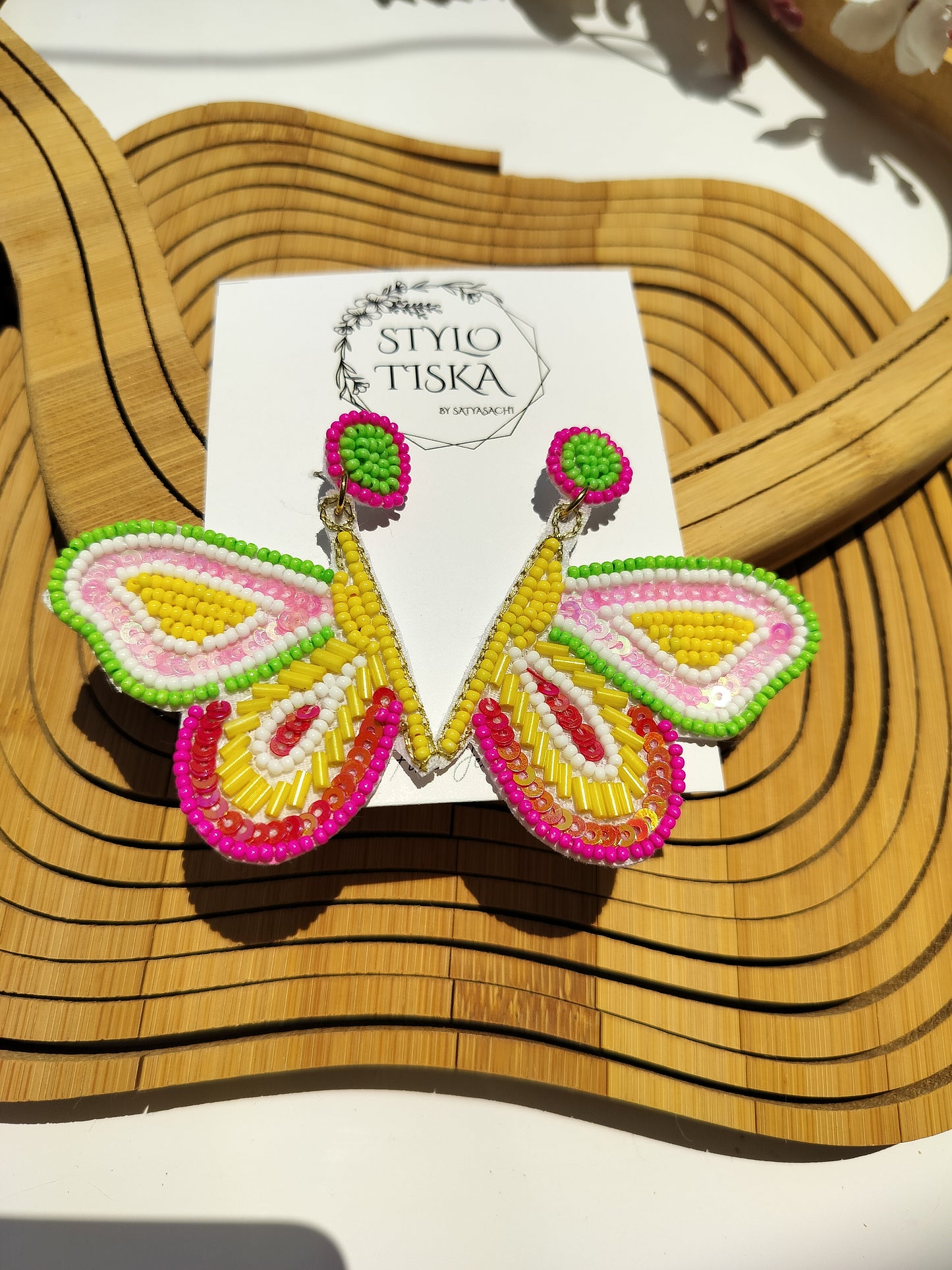 Aish Wings Handcrafted Butterfly Stud Earrings