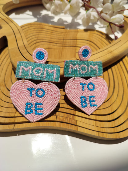 Mom To Be Statement Earrings