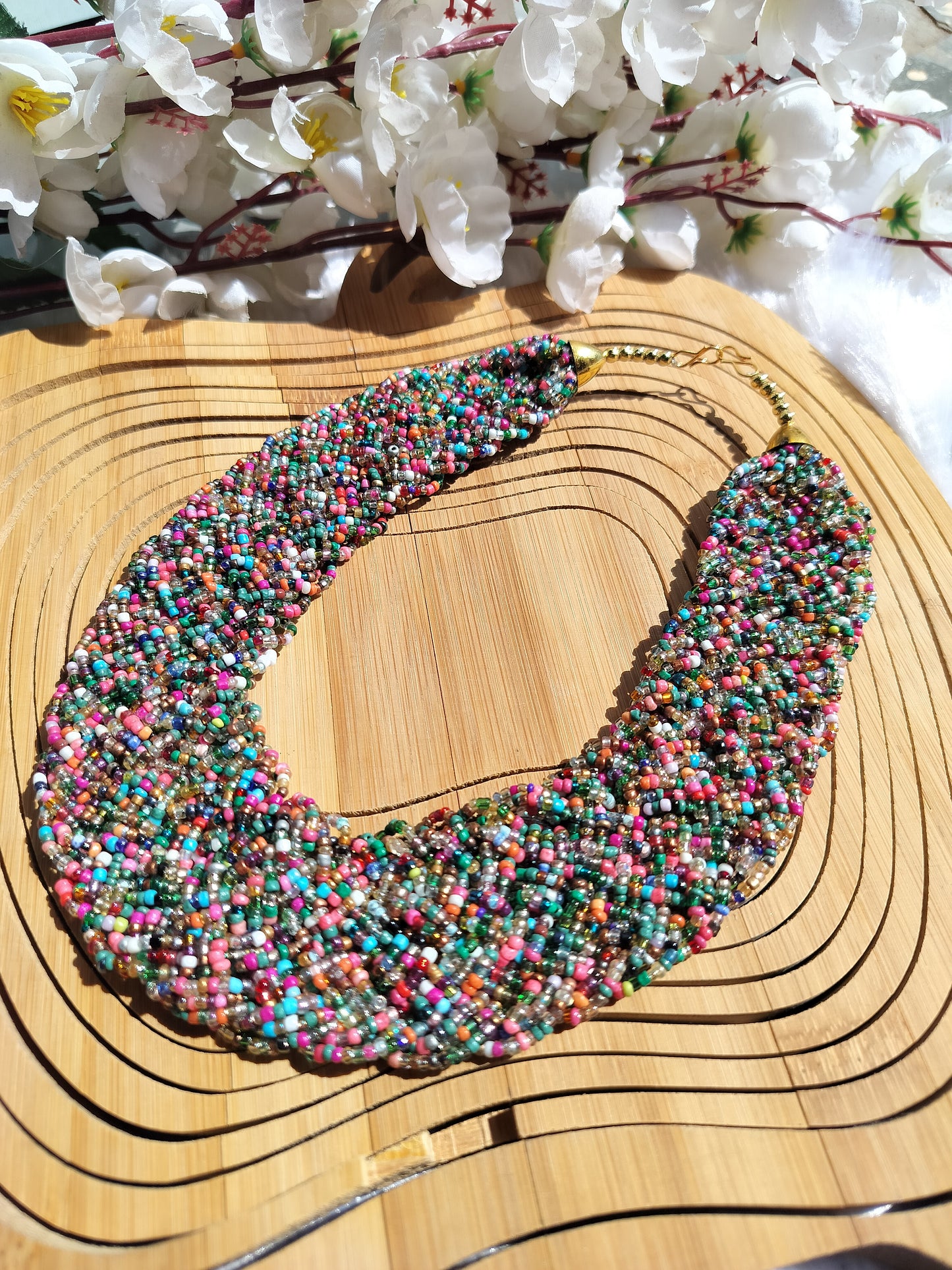 Kaithi  Beads Queen Necklace