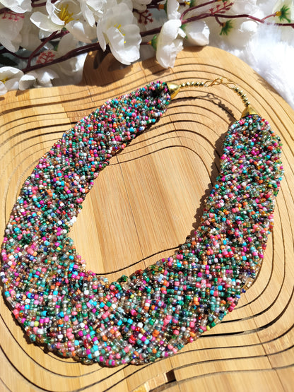 Kaithi  Beads Queen Necklace