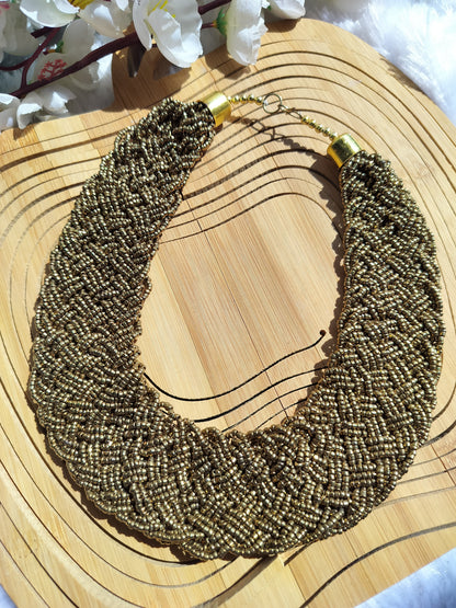 Kaithi  Beads Queen Necklace