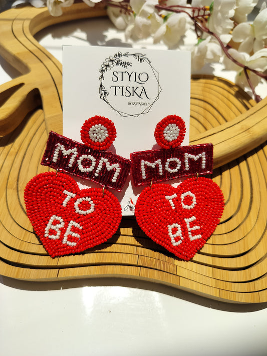 Mom To Be Statement Earrings