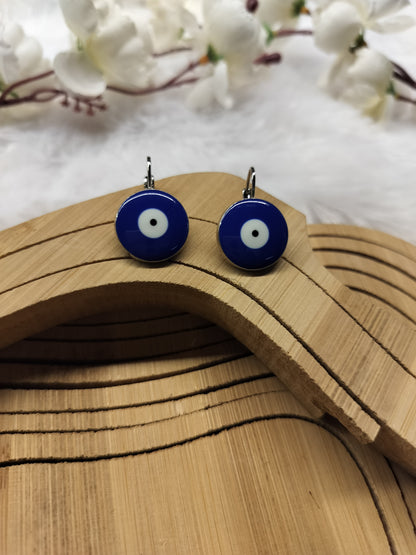 Evil Eye Clip On Earrings