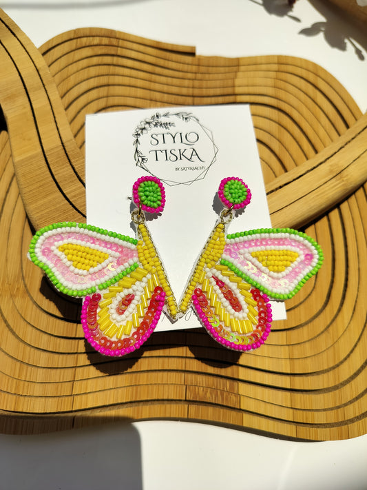 Aish Wings Handcrafted Butterfly Stud Earrings