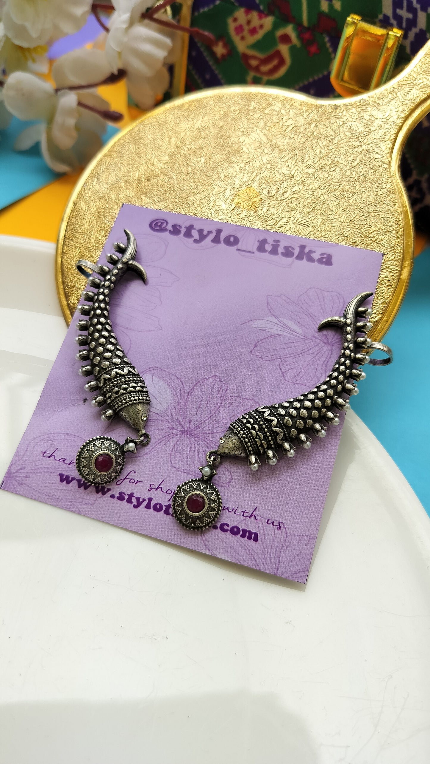 Matsya Bugdi Statement Earcuff