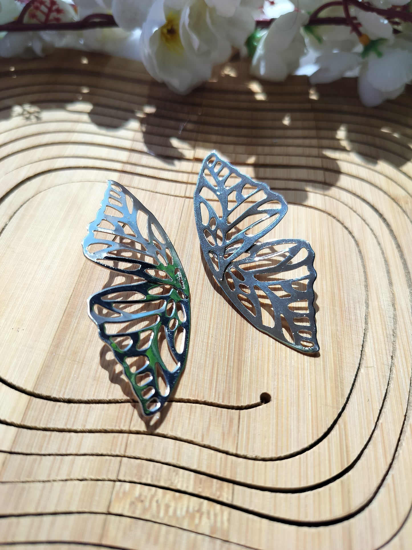 Feminine Stylish Half Wings Butterfly Studs