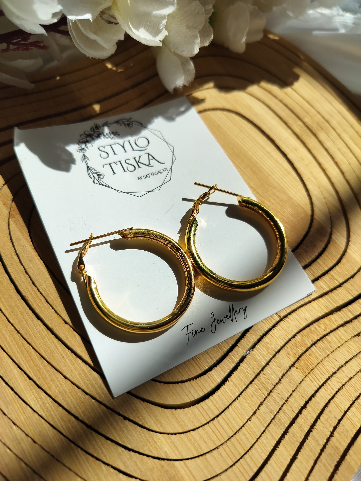 Premium Bold Golden Hoops