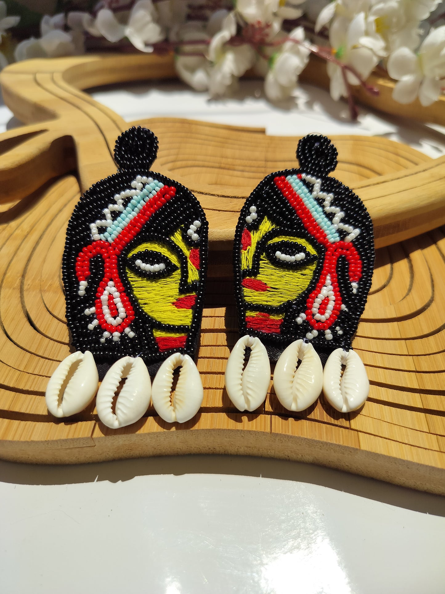 Mahakali Handcrafted Statement Earrings